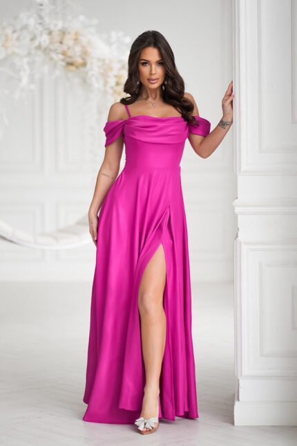 Rochie lungă model 208195 Bicotone