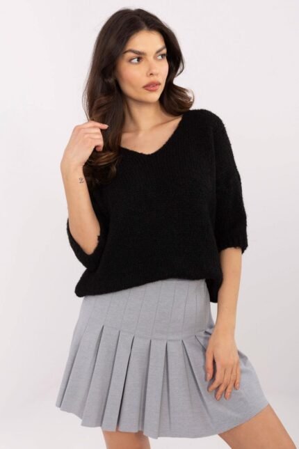 Pulover cu mânecă scurtă model 208519 Italy Moda