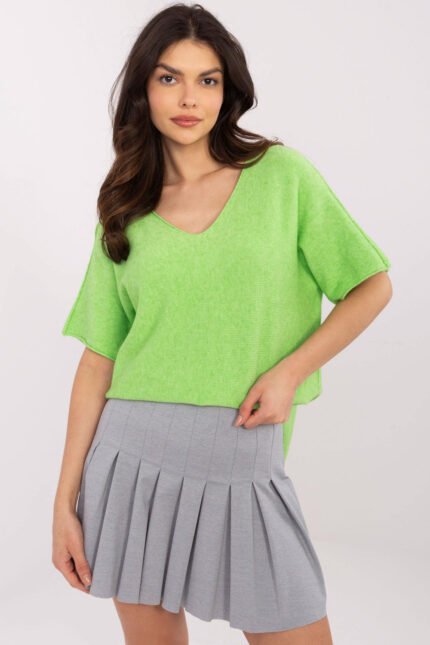 Pulover cu mânecă scurtă model 209998 Italy Moda