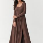 Rochie de zi model 218303 Makadamia 1 1094201