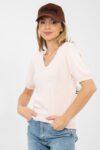 Pulover cu mânecă scurtă model 223998 Factory Price
