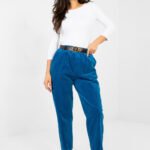 Pantaloni din catifea model 224058 Italy Moda 1 1112865
