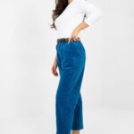 Pantaloni din catifea model 224058 Italy Moda 2 1112866