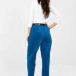Pantaloni din catifea model 224058 Italy Moda 3 1112867