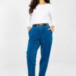 Pantaloni din catifea model 224058 Italy Moda 4 1112868