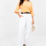 Pantaloni din catifea model 224384 Italy Moda 4 1113965