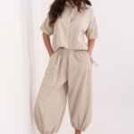 Pantaloni din catifea model 226233 Italy Moda 1 1119965