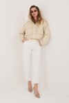 Pantaloni din catifea model 226481 Italy Moda